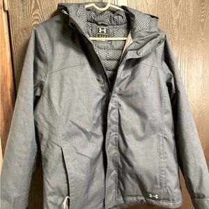 Under Armour Cold Gear Infrared Storm 2 Women’s Size Large Blue WINTER COAT